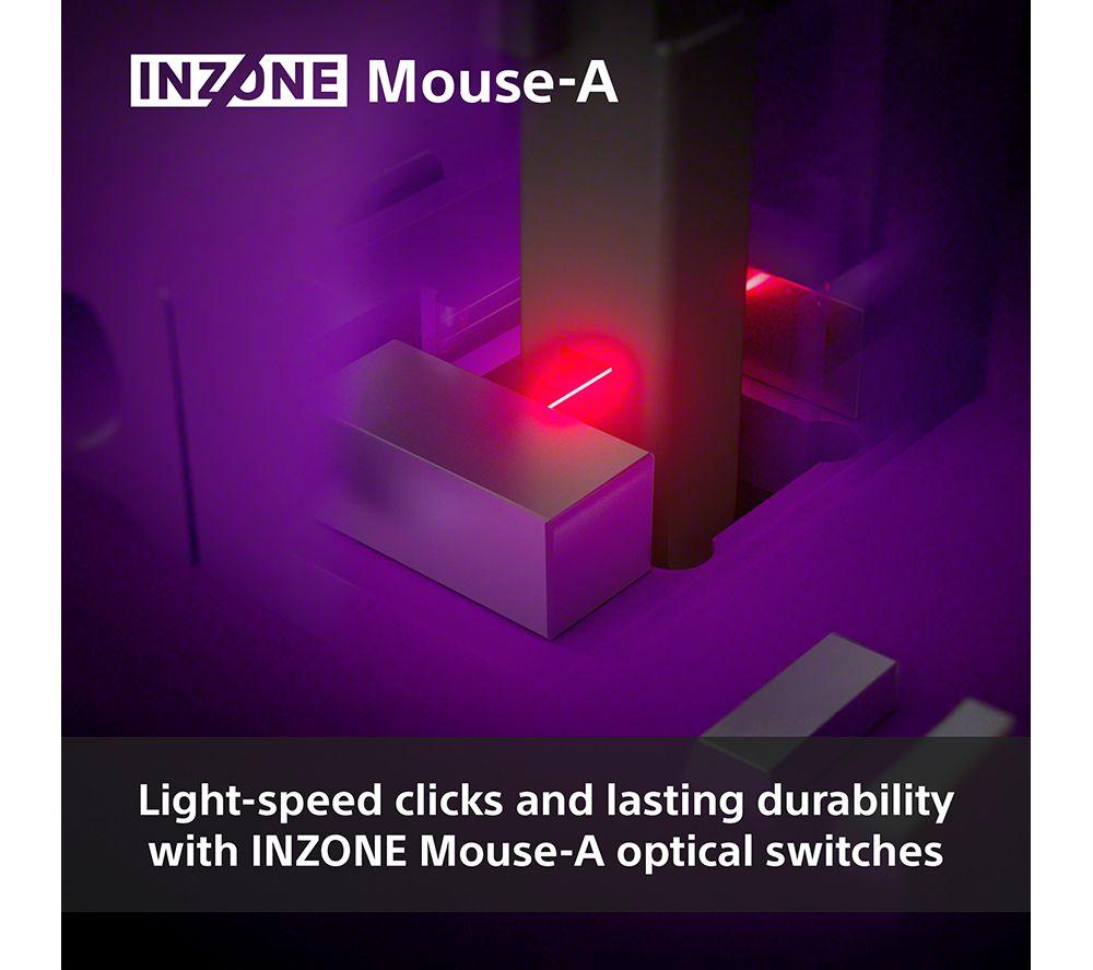 SONY INZONE Mouse-A Wireless Optical Gaming Mouse - Black image number 6 of 17