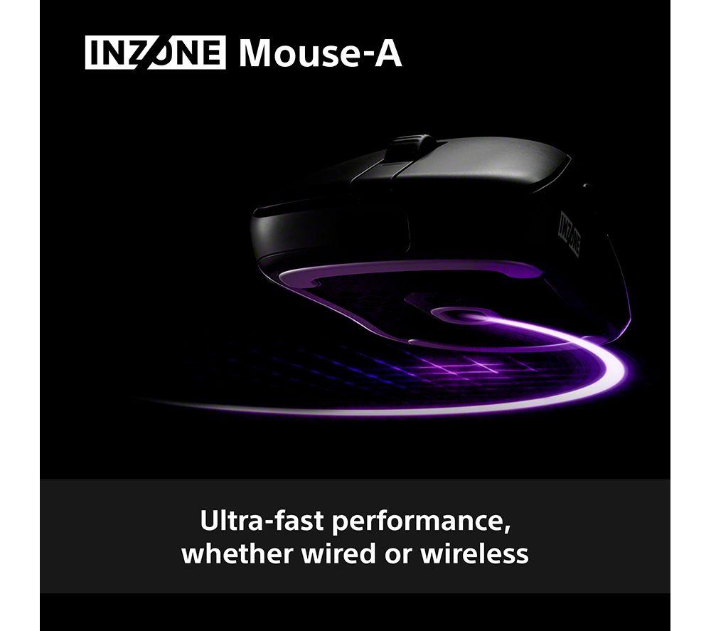 SONY INZONE Mouse-A Wireless Optical Gaming Mouse - Black image number 7 of 17