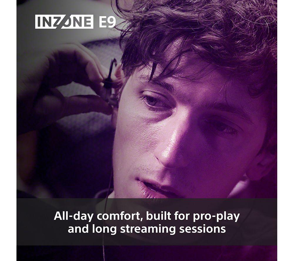 SONY INZONE E9 Gaming Earphones - Black image number 4 of 12