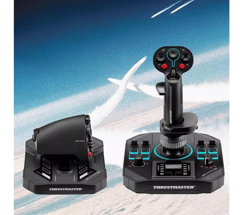 THRUSTMASTER SOL-R 4 HOTAS Joystick & Throttle - Black image number 3 of 6