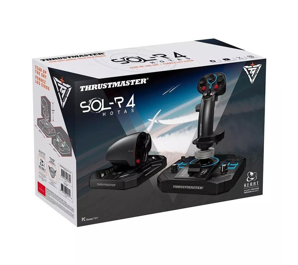 THRUSTMASTER SOL-R 4 HOTAS Joystick & Throttle - Black image number 5 of 6