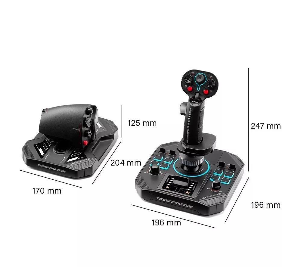 THRUSTMASTER SOL-R 4 HOTAS Joystick & Throttle - Black image number 6 of 6