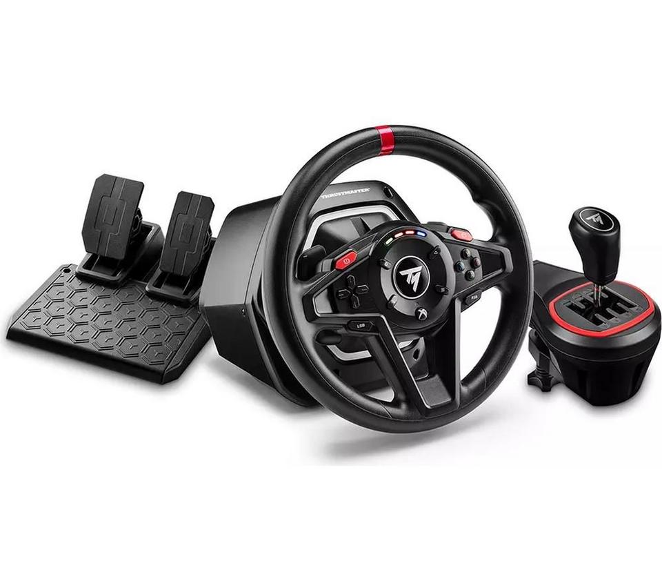 THRUSTMASTER  T128 Shifter Pack Wheel, Pedals & Gear Shift Lever Set - Xbox Series X/S & PC, Black