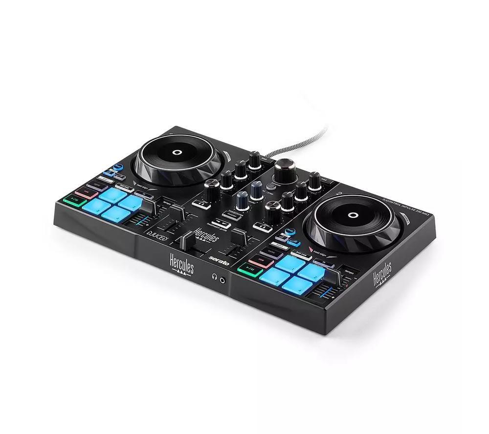 HERCULES DJControl Inpulse 200 MK3 DJ Controller - Black image number 4 of 4