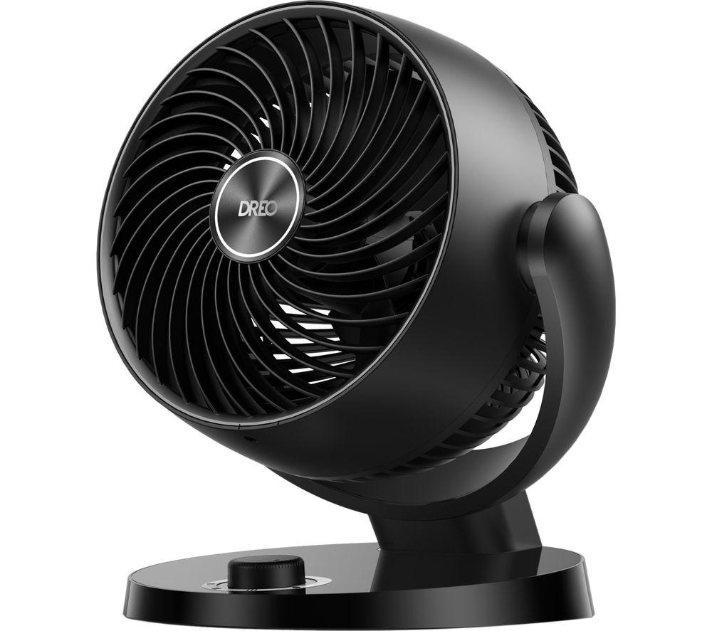 DREO Dynamic Air Circulation CF419 Desk Fan - Black, Black