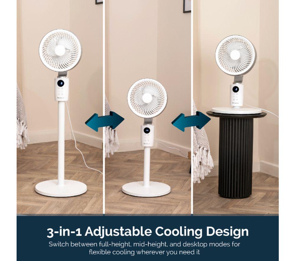 REDIFFUSION Air360 REDAC04WT Pedestal Fan - White image number 7 of 15