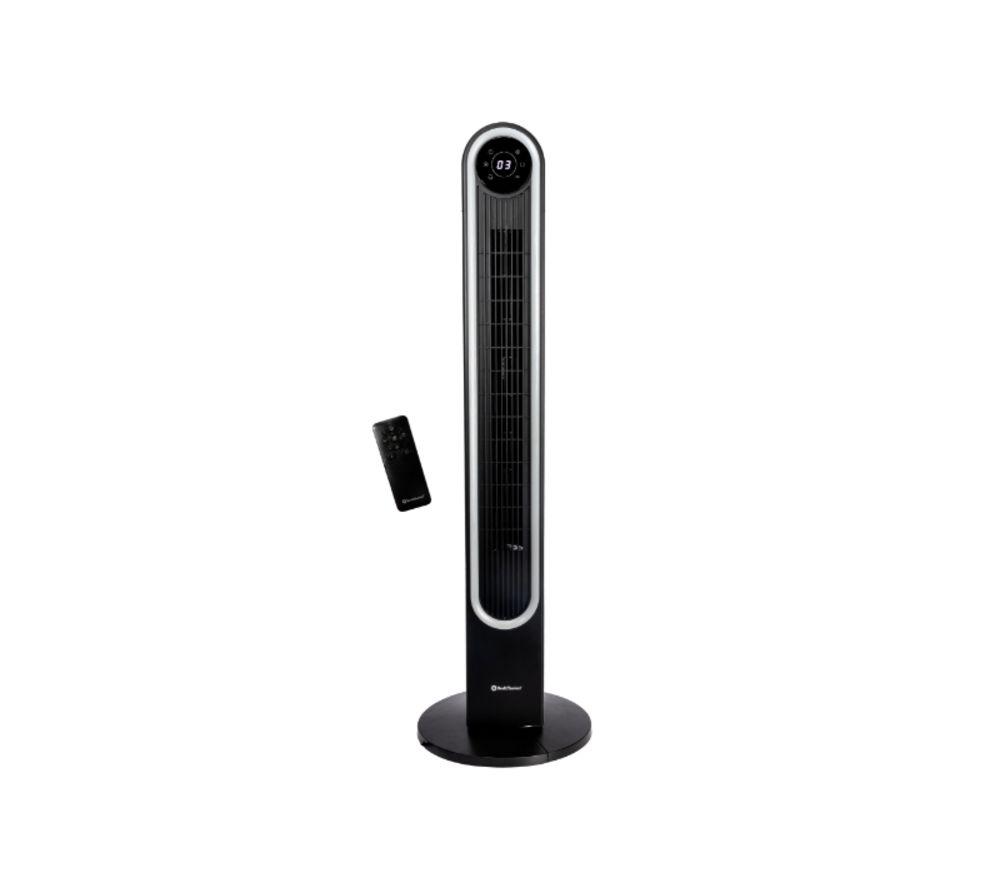Rediffusion Redac06bk Halo 42" Digital Tower Fan - Black, Black