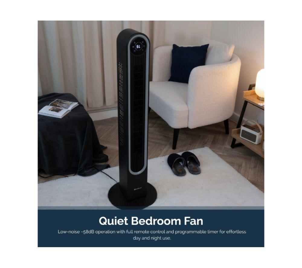 REDIFFUSION REDAC06BK Halo 42" Digital Tower Fan - Black image number 4 of 10