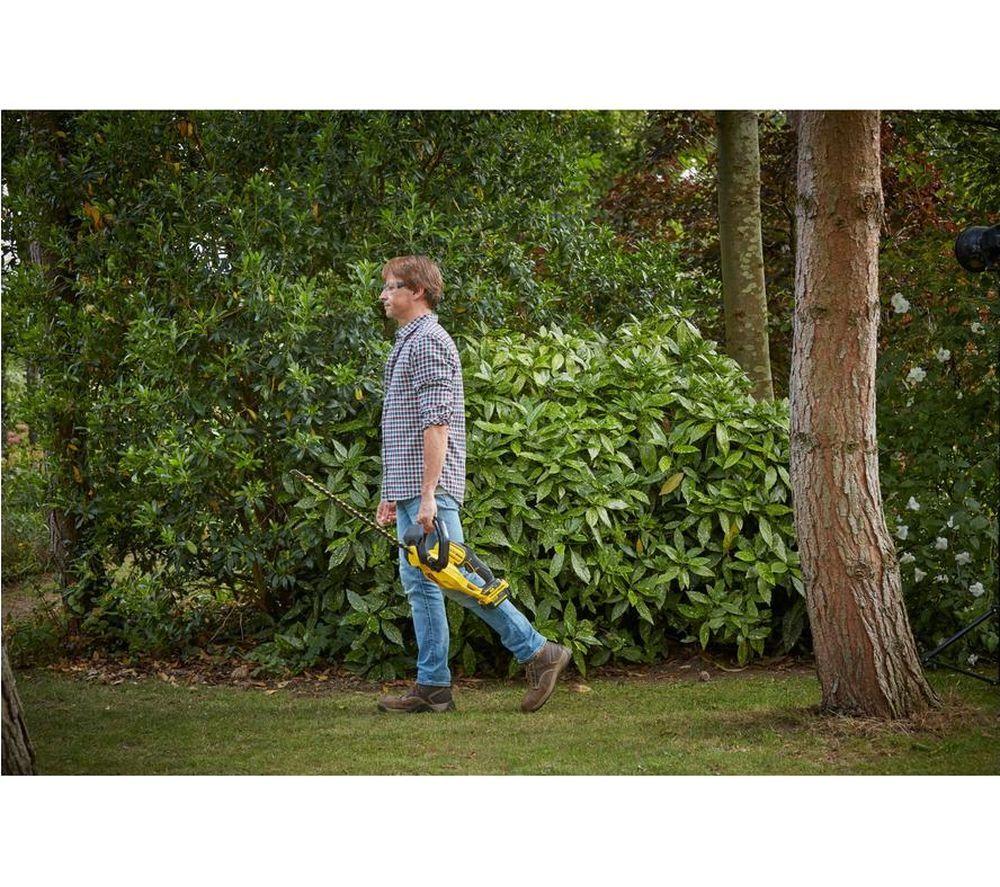 STANLEY FATMAX V20 Cordless Hedge Trimmer - Yellow & Black image number 3 of 9