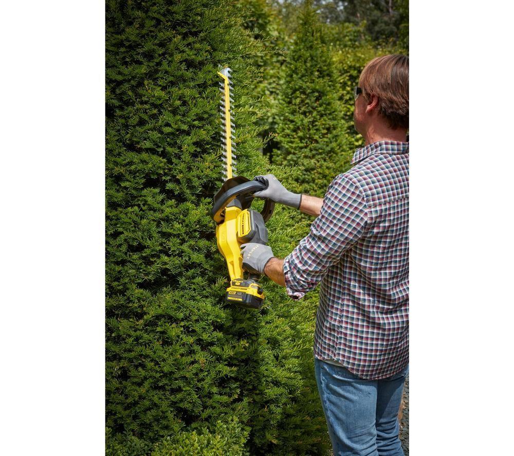 STANLEY FATMAX V20 Cordless Hedge Trimmer - Yellow & Black image number 9 of 9