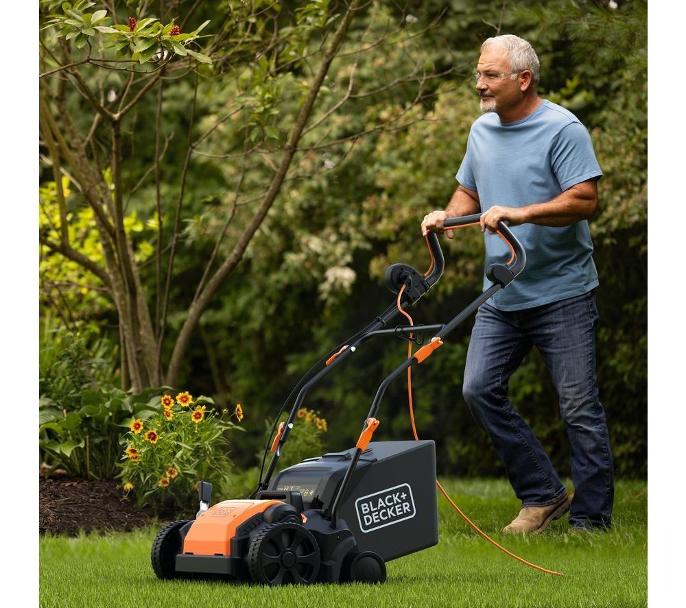 BLACK+DECKER BEOEP320-GB Corded Lawn Scarifier - Orange & Black image number 4 of 6