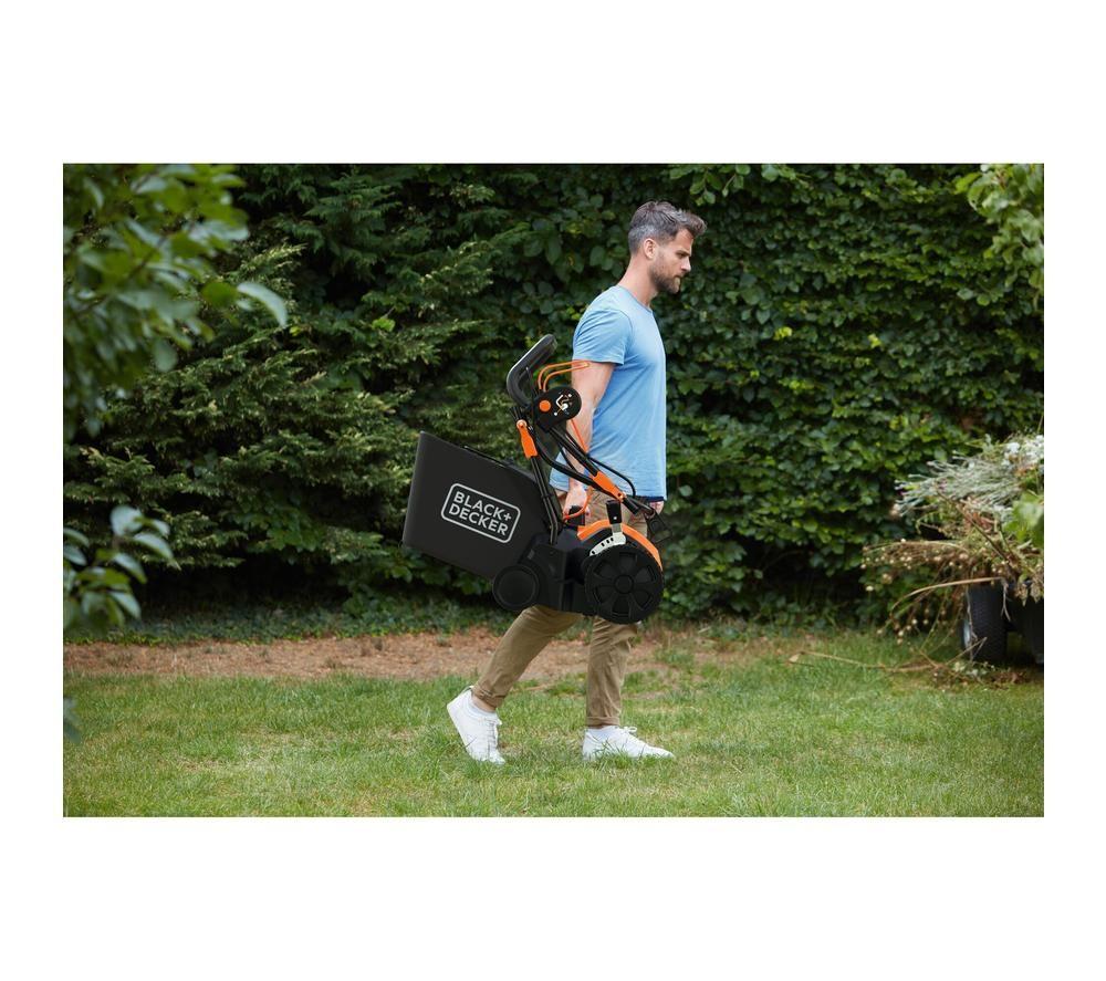 BLACK+DECKER BEOEP320-GB Corded Lawn Scarifier - Orange & Black image number 5 of 6