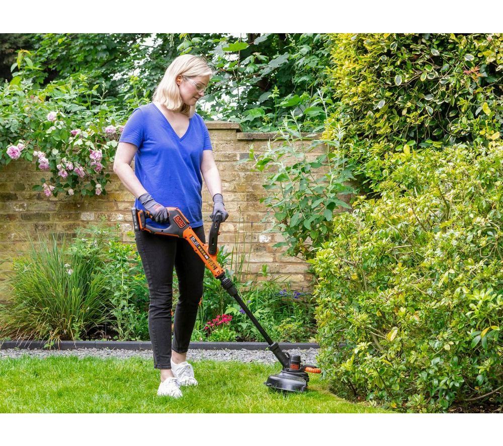 BLACK+DECKER BCSTR918D1-GB Cordless Grass Trimmer - Black & Orange image number 4 of 4