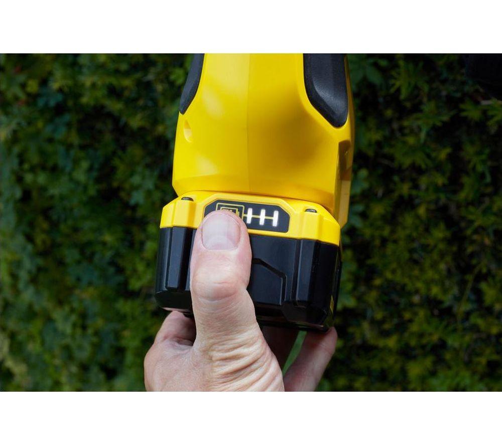 STANLEY Fatmax V20 Cordless Pole Hedge Trimmer - Yellow & Black image number 6 of 8
