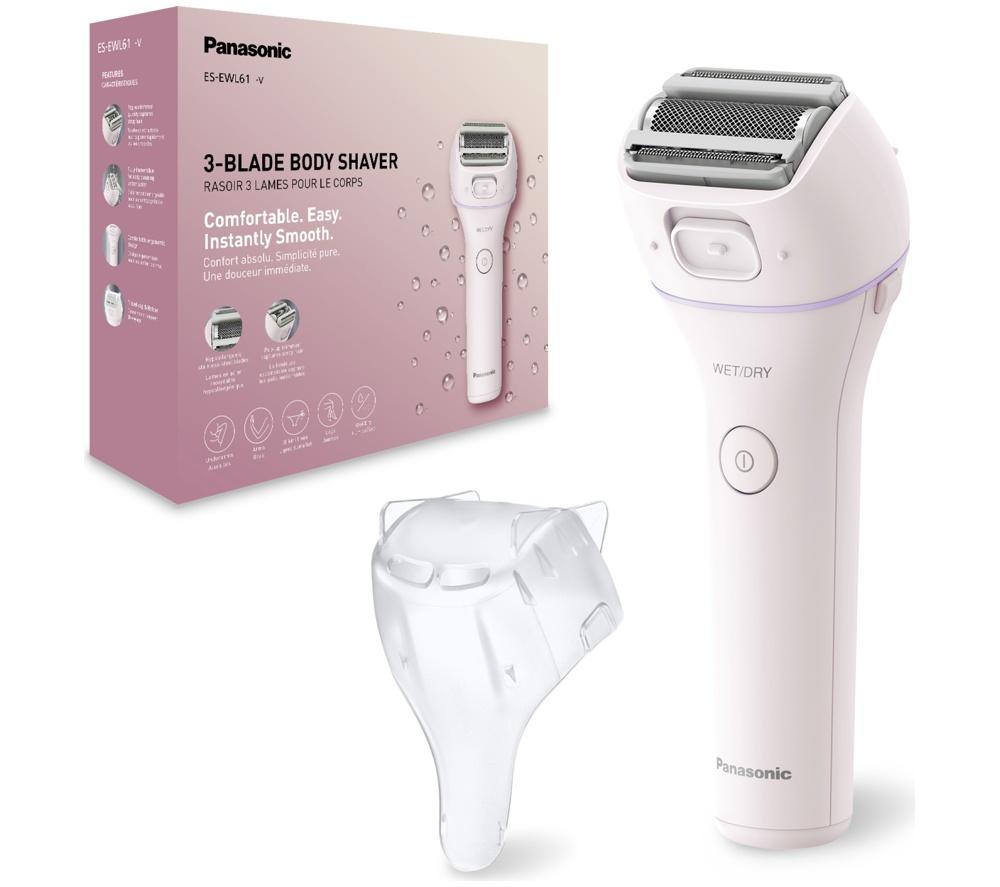 PANASONIC ES-EWL61V311 3 Blade Wet & Dry Lady Shaver - Violet