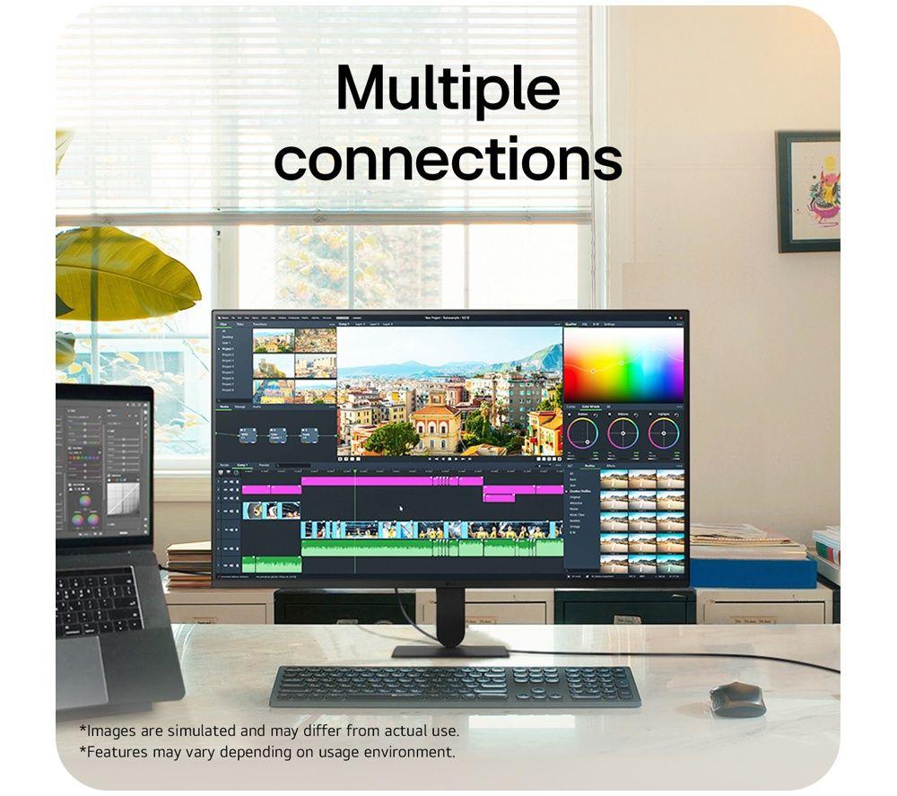 LG UltraFine 32U701B-B 4K Ultra HD 32" LCD Monitor - Black image number 5 of 8