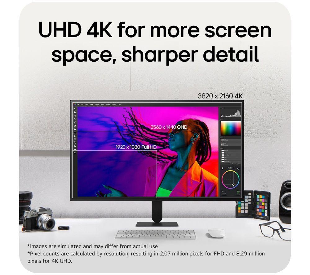 LG UltraFine 32U701B-B 4K Ultra HD 32" LCD Monitor - Black image number 6 of 8