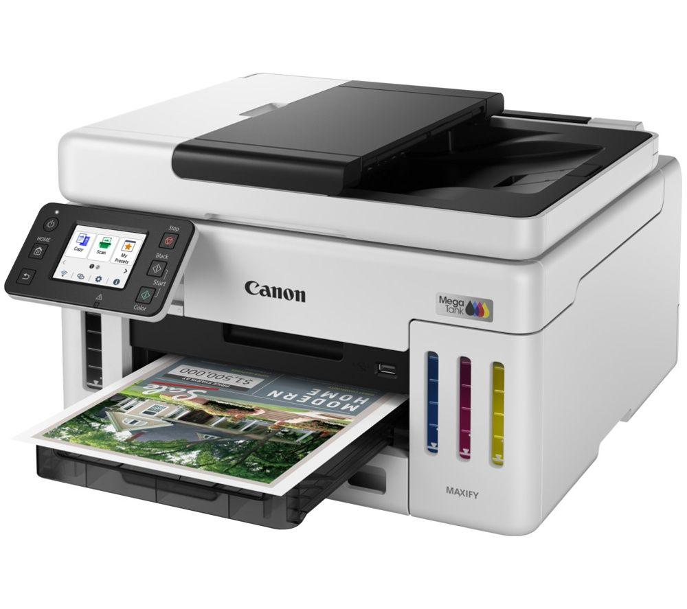 CANON MAXIFY GX6150 Wireless 3-in-1 Refillable MegaTank Inkjet Printer image number 2 of 7