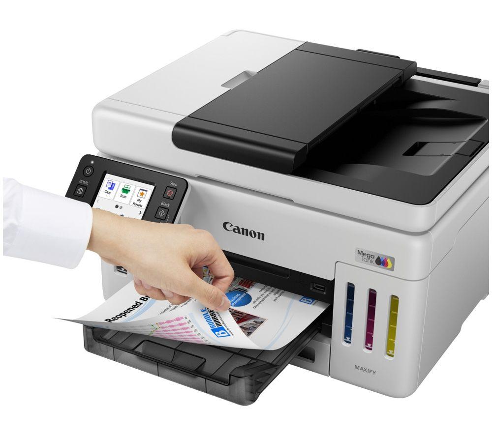 CANON MAXIFY GX6150 Wireless 3-in-1 Refillable MegaTank Inkjet Printer image number 3 of 7