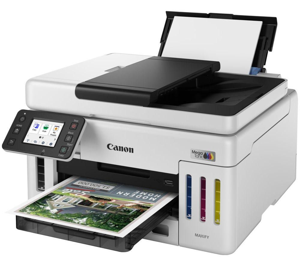 CANON MAXIFY GX6150 Wireless 3-in-1 Refillable MegaTank Inkjet Printer image number 5 of 7