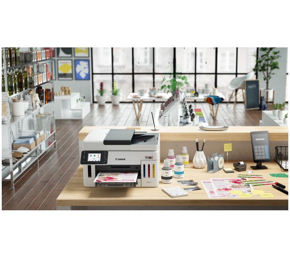 CANON MAXIFY GX6150 Wireless 3-in-1 Refillable MegaTank Inkjet Printer image number 7 of 7