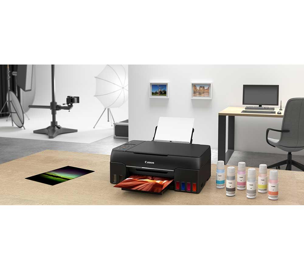 CANON PIXMA G650 Wireless MegaTank Photo Printer - Black image number 4 of 8