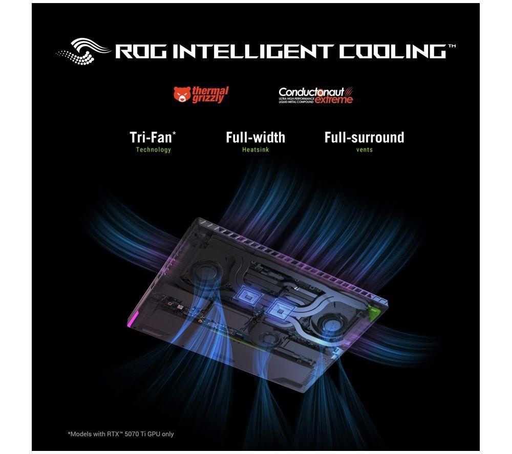 ASUS ROG Strix G16 16" Gaming Laptop - AMD Ryzen 9, RTX 5070 Ti, 1 TB SSD image number 6 of 8
