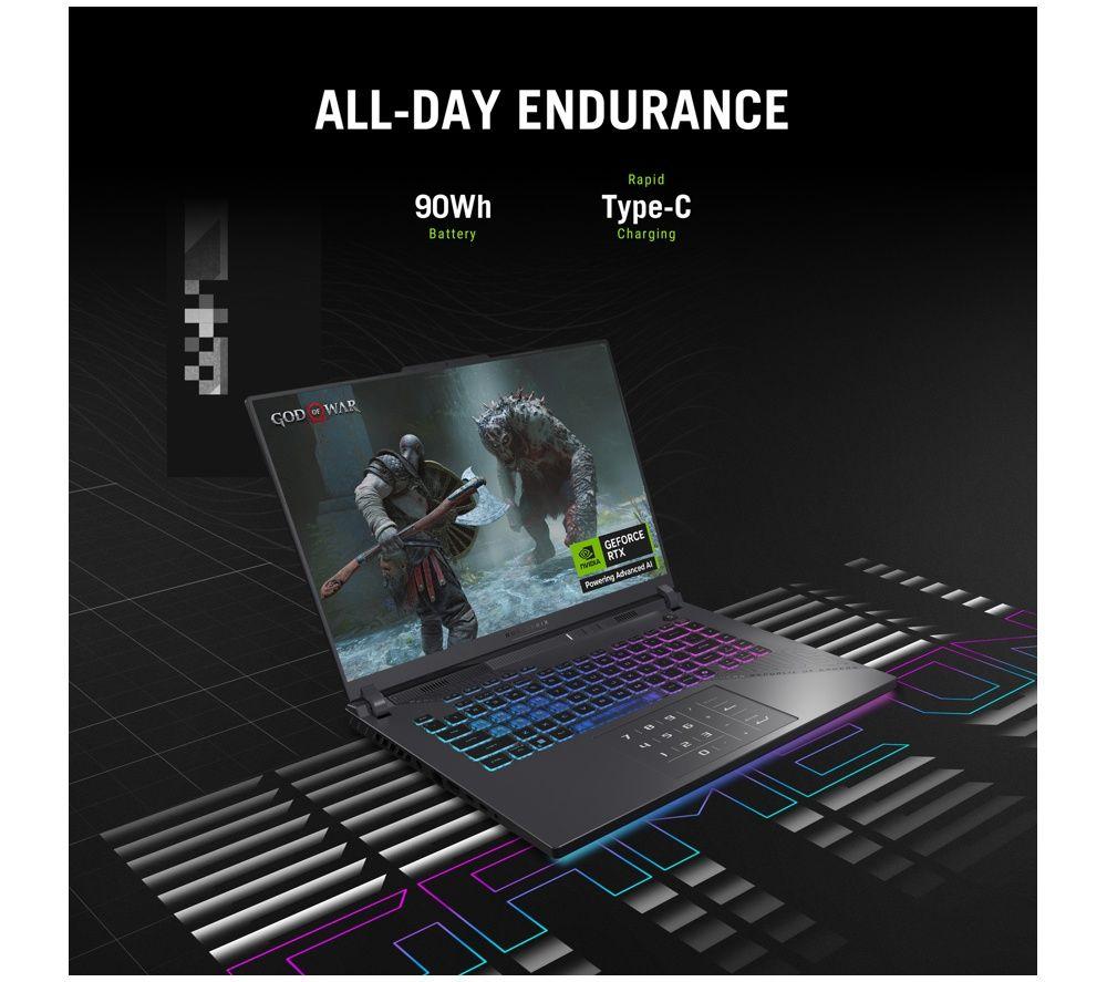 ASUS ROG Strix G16 16" Gaming Laptop - AMD Ryzen 9, RTX 5070 Ti, 1 TB SSD image number 8 of 8