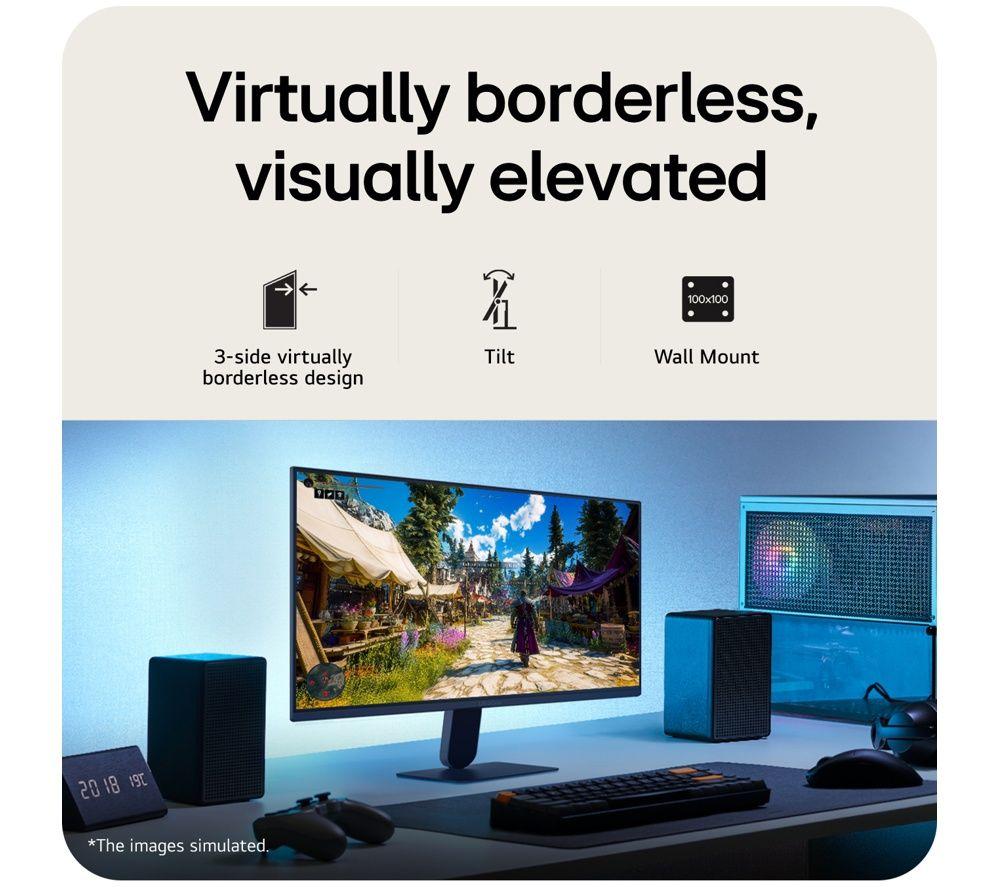 LG UltraGear 24G411B-B Full HD 24" IPS Monitor - Black image number 7 of 9