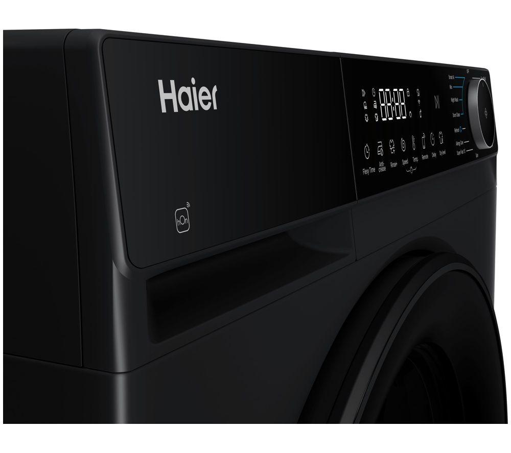 HAIER X Series 5 HWD10BP14357ABUK WiFi-enabled 10 kg Washer Dryer - Black Steel image number 3 of 7