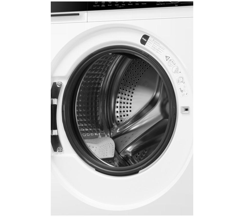 HAIER X5 Plus HW120-BP14357AUK WiFi-enabled 12 kg 1400 Spin Washing Machine - White image number 5 of 6