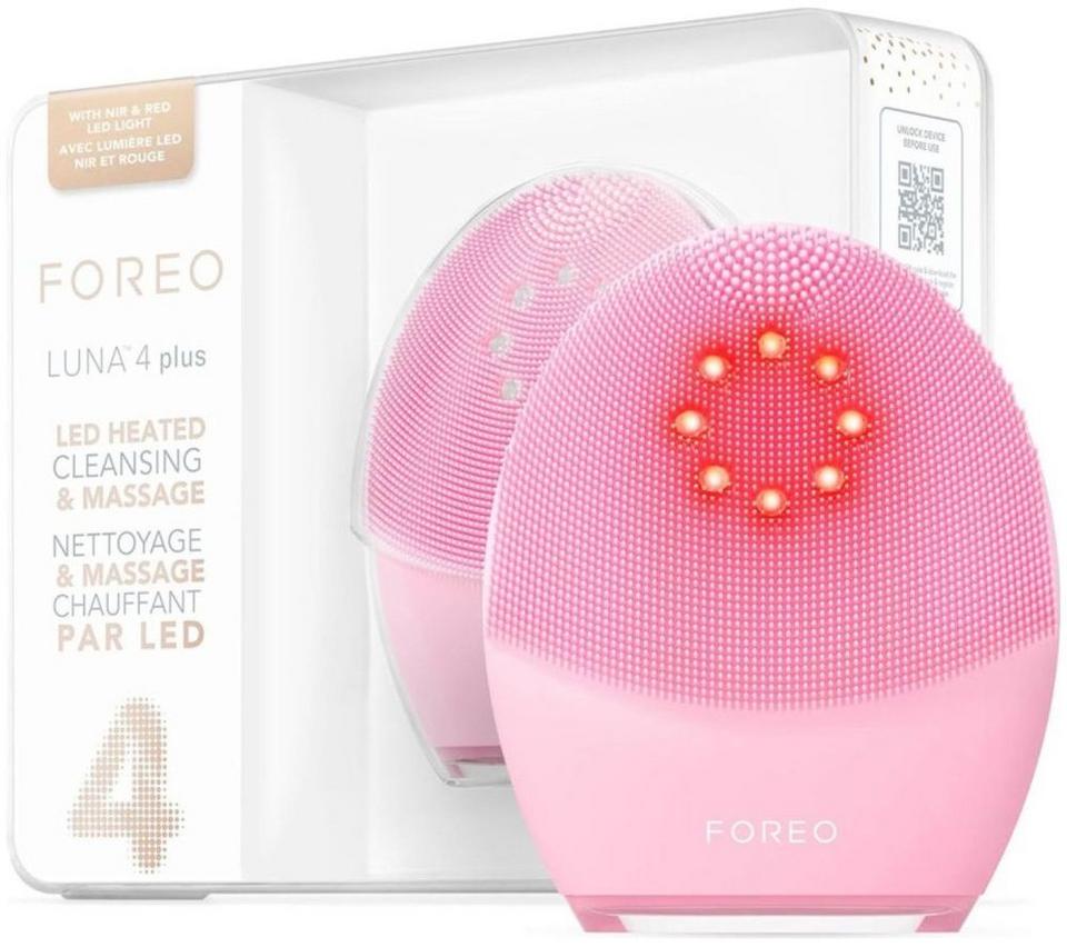 FOREO Luna 4 Plus Facial Cleansing Device - Normal Skin, Pink
