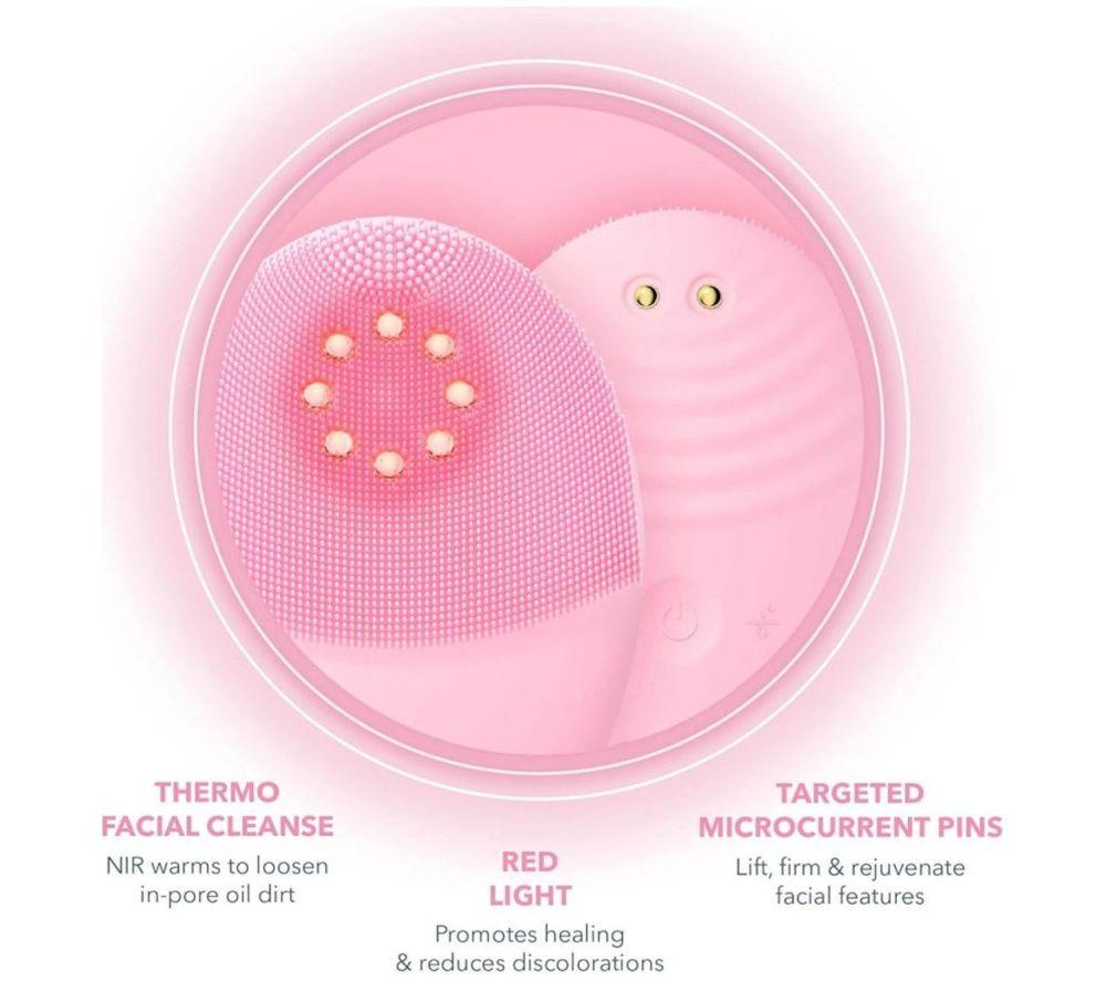 FOREO Luna 4 Plus Facial Cleansing Device - Normal Skin, Pink image number 3 of 6