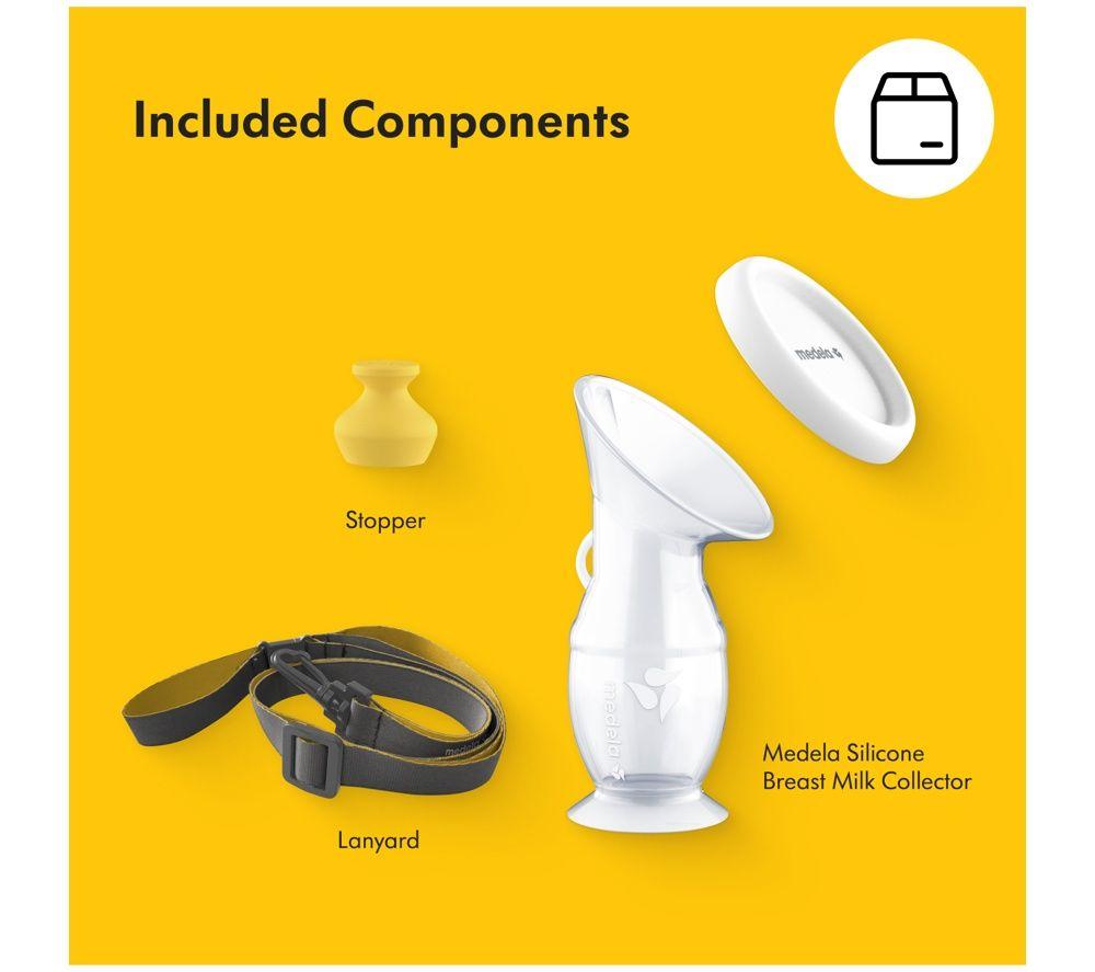 MEDELA Silicone Breast Milk Collector - White image number 2 of 3