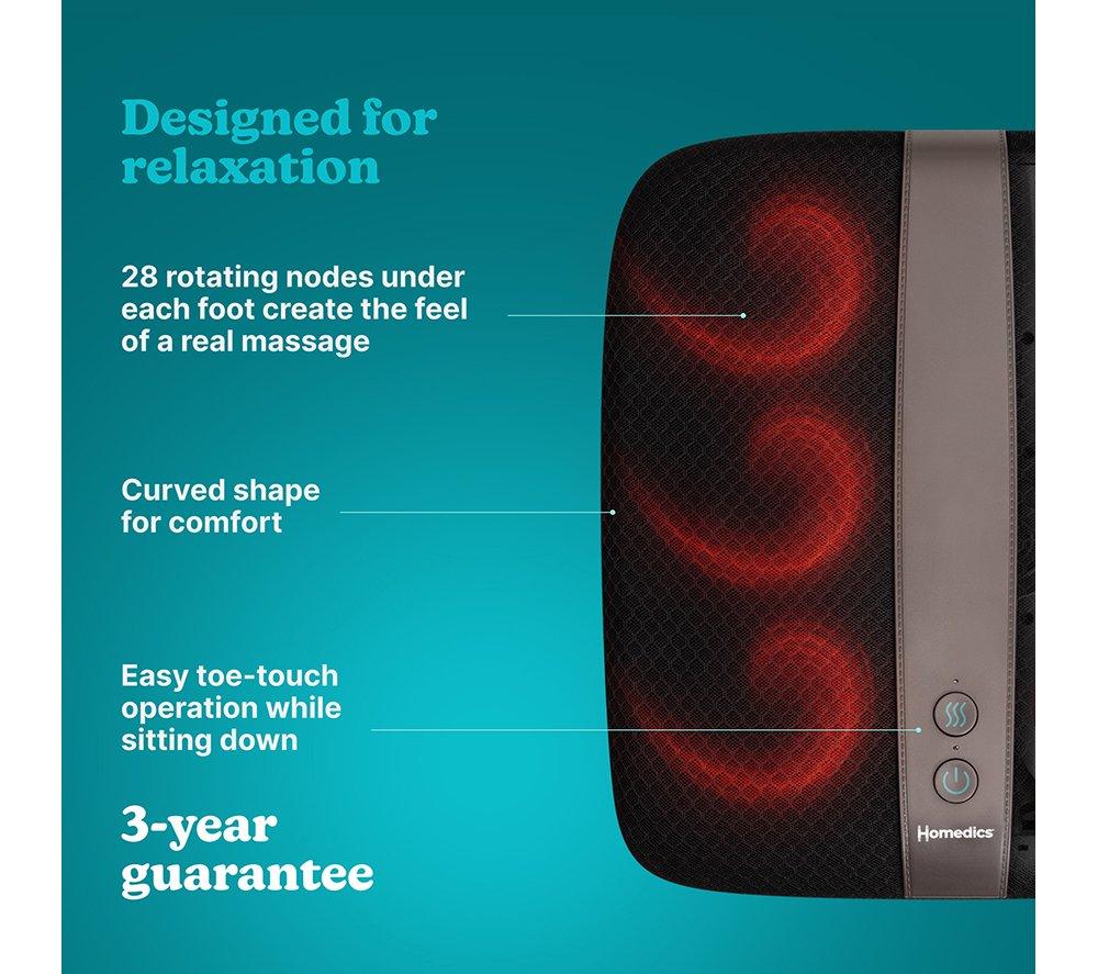 HOMEDICS FM-TS12H-GB Deluxe Shiatsu Foot Massager with Heat - Black image number 6 of 7
