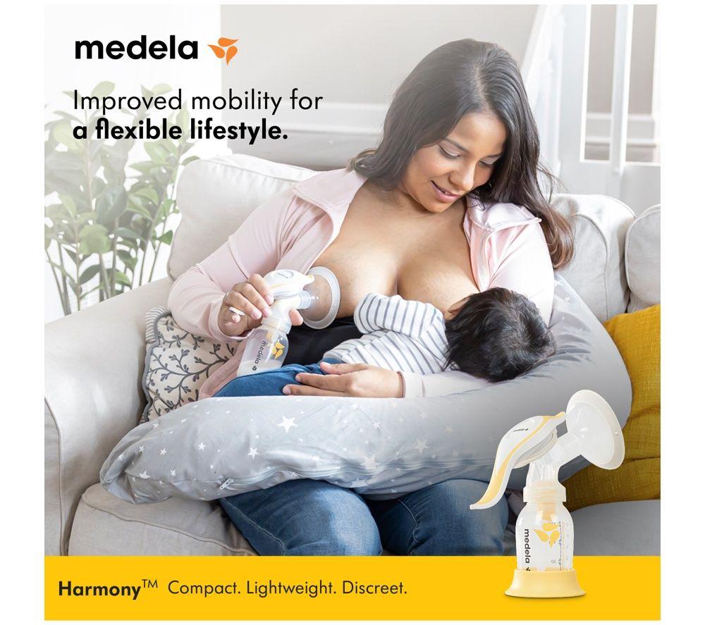 MEDELA Harmony Flex Manual Breast Pump - Yellow image number 2 of 5
