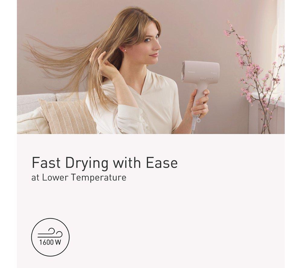 PANASONIC Nanoe Moisture+ & Mineral EH-NA0L-P825 Volumising Hair Dryer - Sakura Pink image number 7 of 10