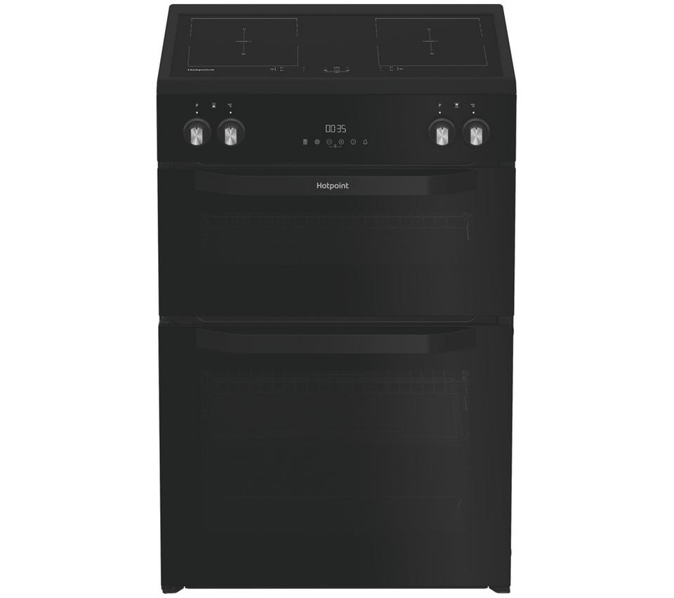 HOTPOINT Multiflow HDME6IDC2AB 60 cm Electric Induction Cooker - Black