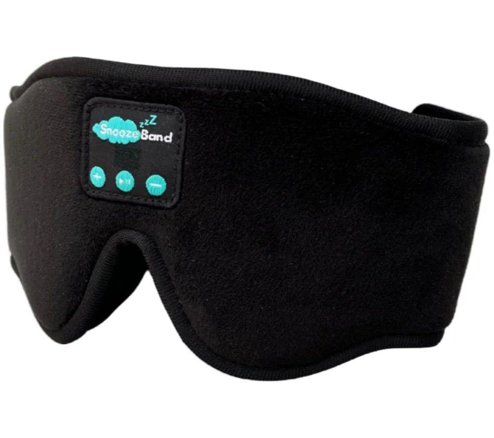 SNOOZEBAND Pro Bluetooth Sleep Mask Headphones - Black