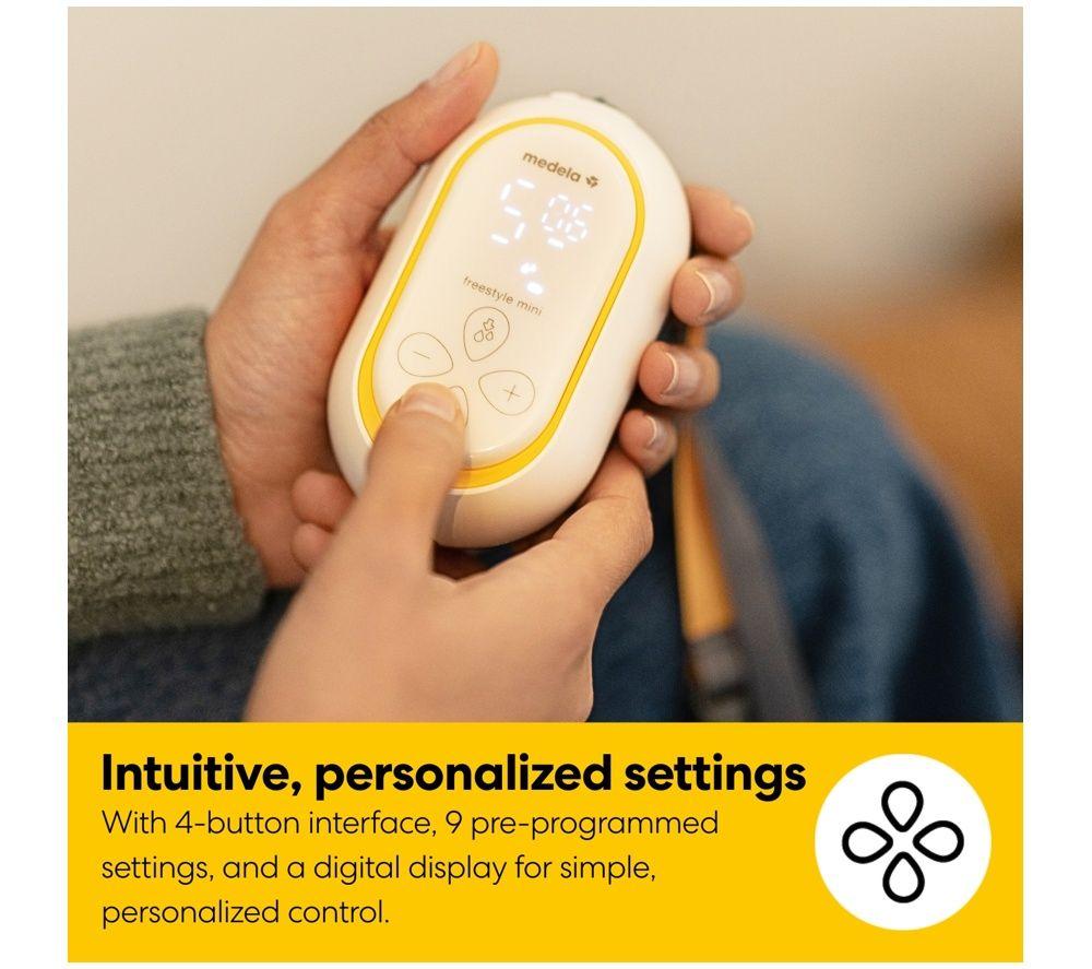 MEDELA Freestyle Mini Classic Single Electric Breast Pump - White image number 3 of 5