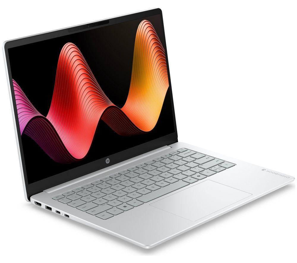 HP OmniBook 3 AI 14" Laptop - Intel&reg; Core&trade; 3, 512 GB SSD, Silver image number 2 of 7
