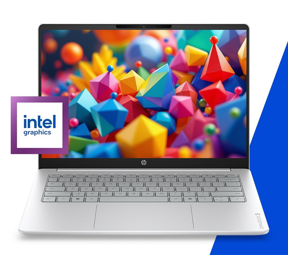 HP OmniBook 3 AI 14" Laptop - Intel&reg; Core&trade; 3, 512 GB SSD, Silver image number 15 of 20