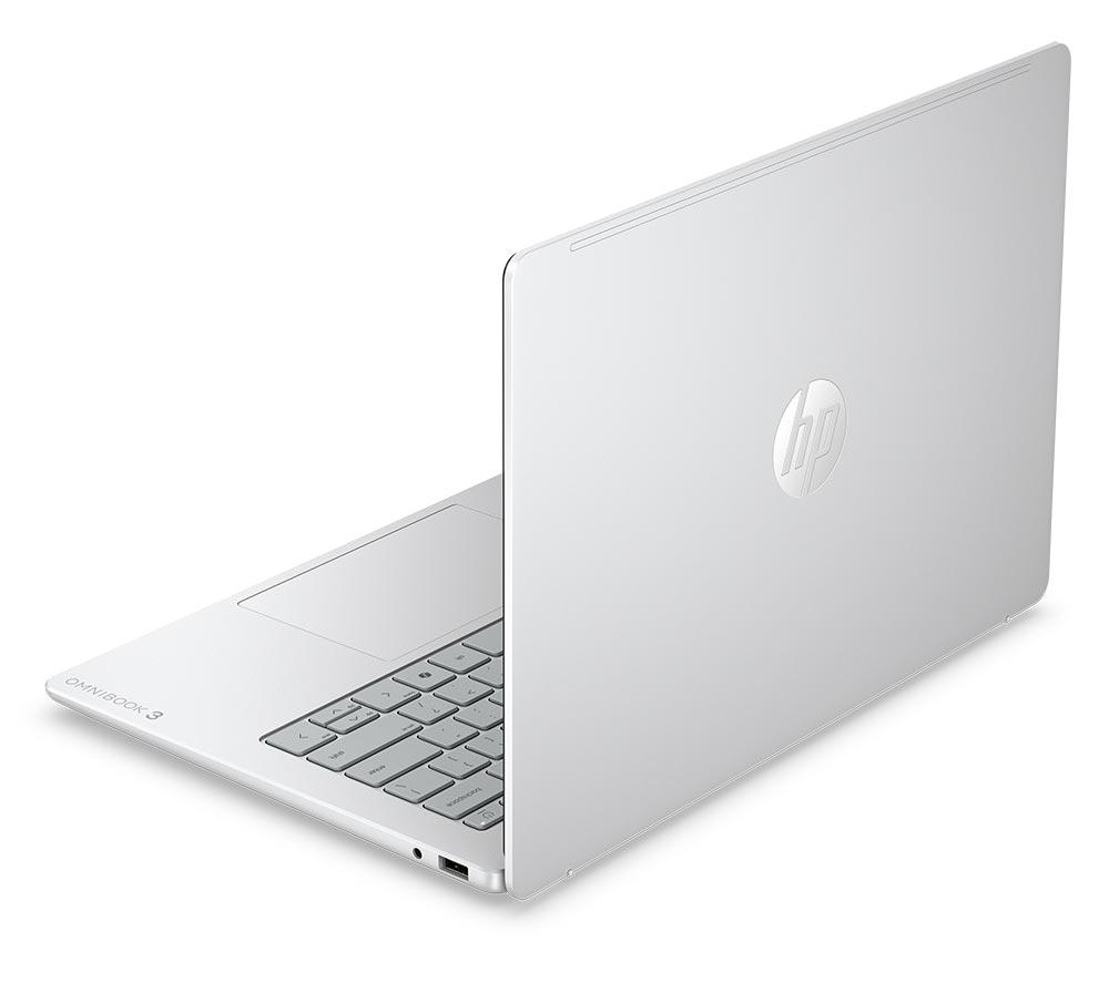 HP OmniBook 3 AI 14" Laptop - Intel&reg; Core&trade; 3, 512 GB SSD, Silver image number 20 of 20