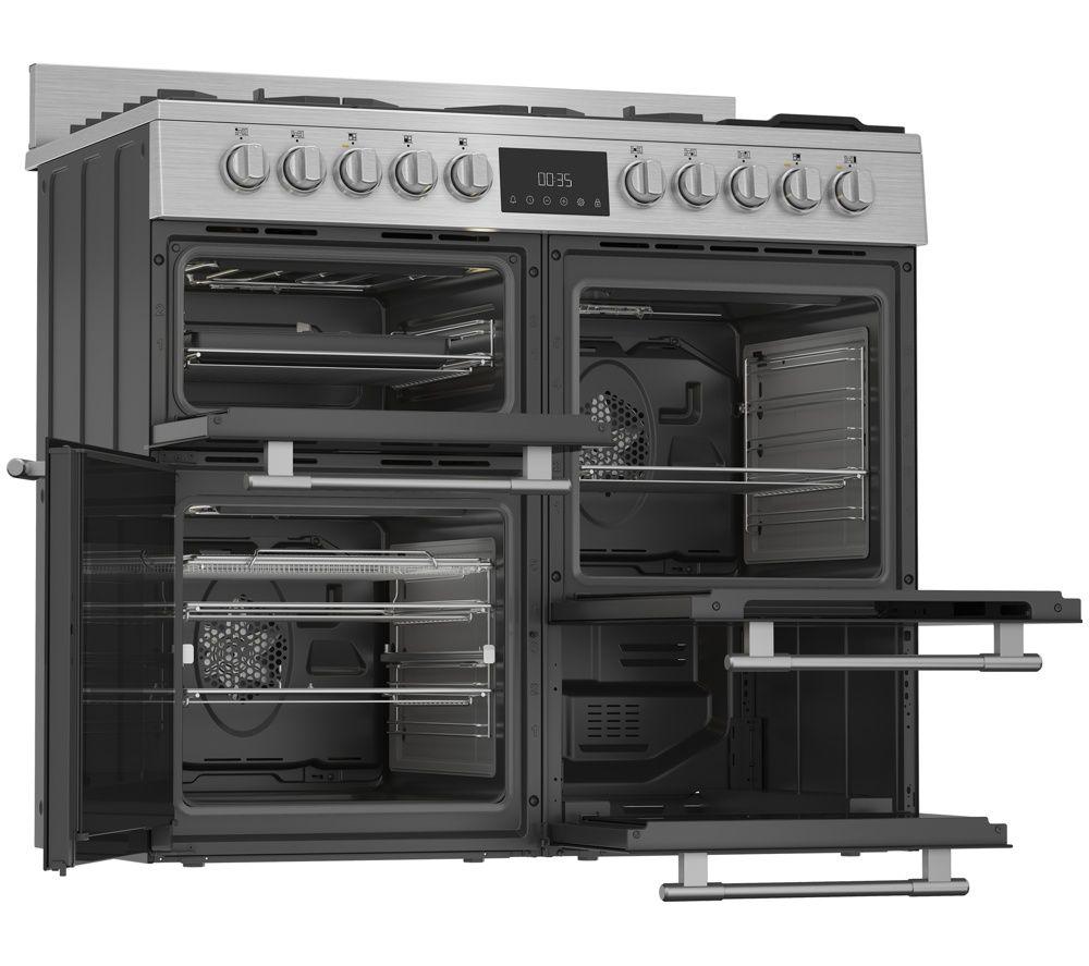 HOTPOINT RH100FA21BX 100 cm Dual Fuel Range Cooker - Black image number 4 of 8