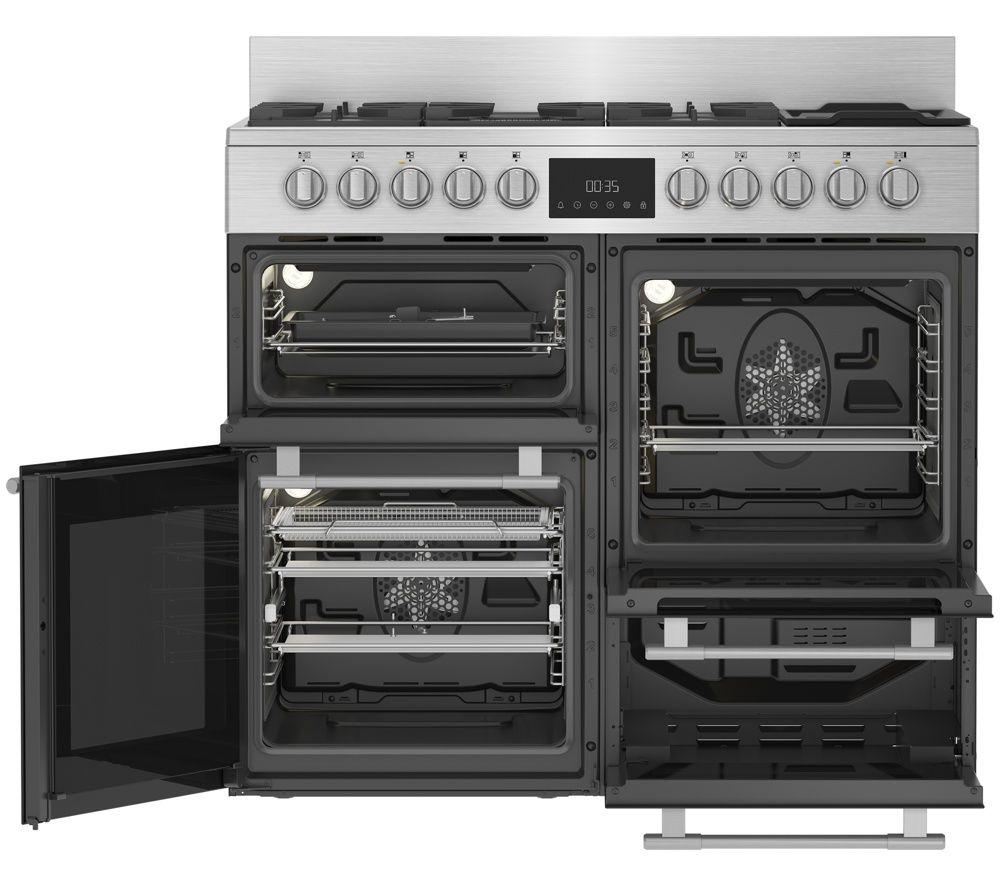 HOTPOINT RH100FA21BX 100 cm Dual Fuel Range Cooker - Black image number 5 of 8