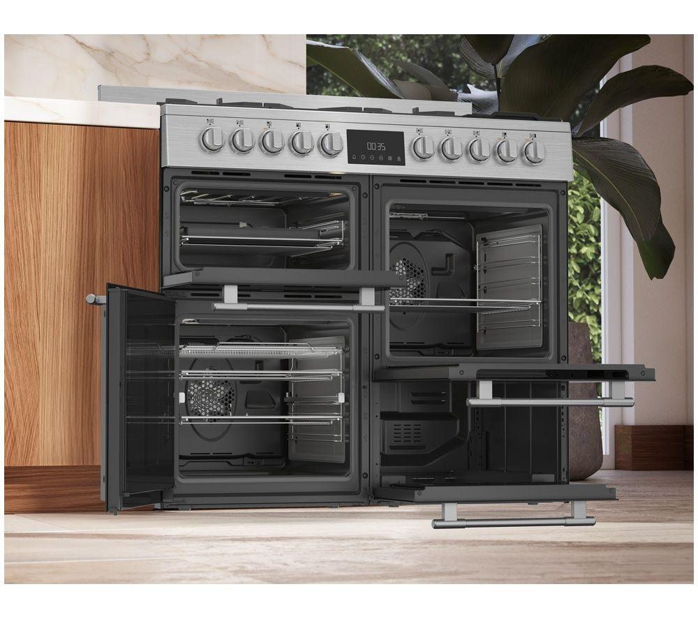HOTPOINT RH100FA21BX 100 cm Dual Fuel Range Cooker - Black image number 8 of 8