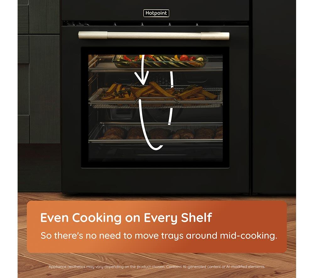 HOTPOINT RH100FA21BX 100 cm Dual Fuel Range Cooker - Stainless Steel image number 9 of 16