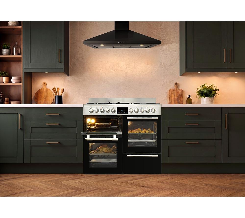 HOTPOINT RH100FA21BX 100 cm Dual Fuel Range Cooker - Stainless Steel image number 15 of 16