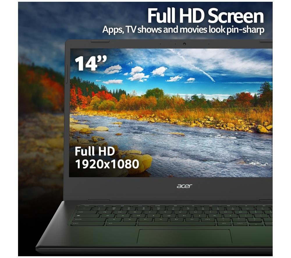 ACER 314 14" Chromebook - Intel&reg; Celeron&reg;, 64 GB eMMC, Black image number 4 of 9