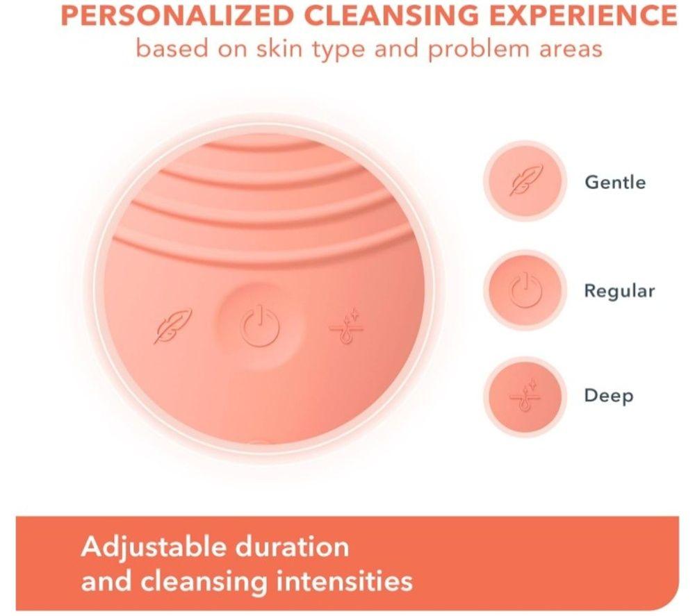 FOREO Luna 4 Smart Facial Cleansing & Firming Device - Balanced Skin, Peach image number 3 of 6